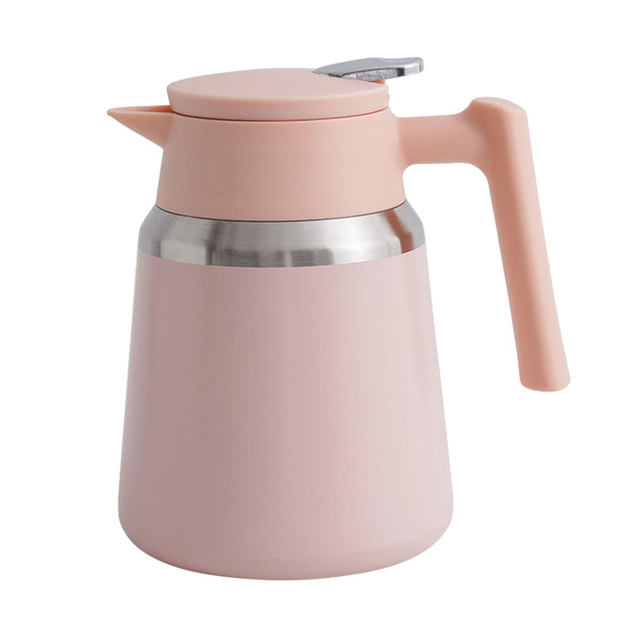 1.1L Thermal Kettle with Lid Thermal Coffee Pot for Household Barbecue Party