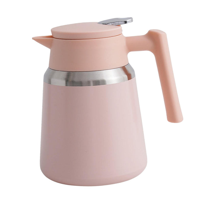 1.1L Thermal Kettle with Lid Thermal Coffee Pot for Household Barbecue Party