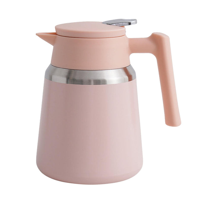 1.1L Thermal Kettle with Lid Thermal Coffee Pot for Household Barbecue Party