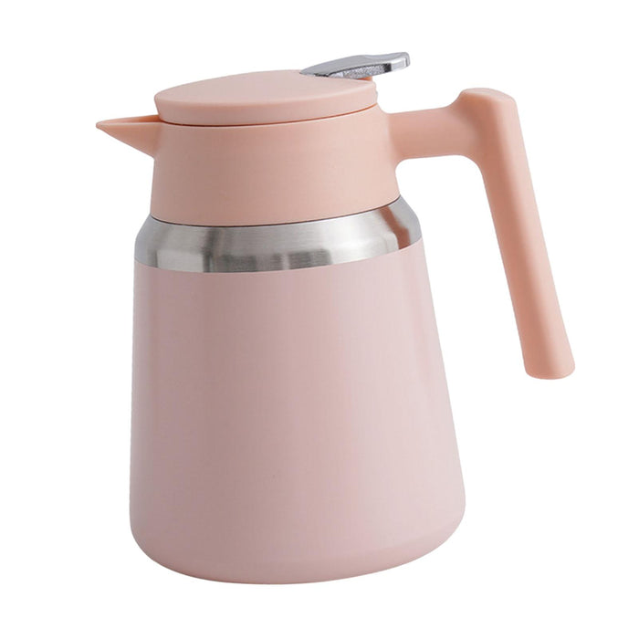 1.1L Thermal Kettle with Lid Thermal Coffee Pot for Household Barbecue Party