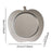 Fruits Serving Tray Kitchenware Serving Platter for Hotel Kitchen Restaurant 20cm