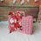 Hand Woven Rattan Basket Food Storage Basket for Kitchen Bathroom Restaurant pink