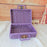 Hand Woven Rattan Basket Food Storage Basket for Kitchen Bathroom Restaurant purple