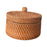 Rattan Storage Basket Wicker Bowl Wicker Basket Bin for Shelf Bathroom Decor round