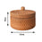 Rattan Storage Basket Wicker Bowl Wicker Basket Bin for Shelf Bathroom Decor round