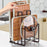 Crofta Cutting Board Storage Rack Stand for Plates Cutting Board Kitchen Countertop black