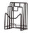 Crofta Cutting Board Storage Rack Stand for Plates Cutting Board Kitchen Countertop black