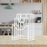 Crofta Cutting Board Storage Rack Stand for Plates Cutting Board Kitchen Countertop white