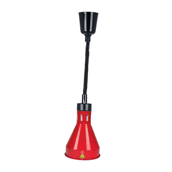 Hanging Food Heat Lamp E27 Buffet Heating Lamp for Hot Food Restaurant Fries red