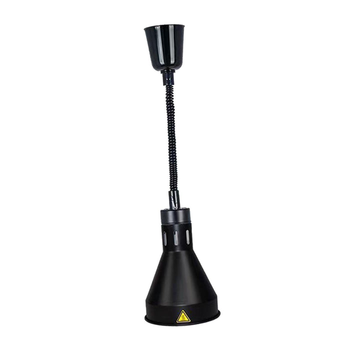 Hanging Food Heat Lamp E27 Buffet Heating Lamp for Hot Food Restaurant Fries black