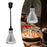 Hanging Food Heat Lamp E27 Buffet Heating Lamp for Hot Food Restaurant Fries Matte argent