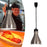 Hanging Food Heat Lamp E27 Buffet Heating Lamp for Hot Food Restaurant Fries argent