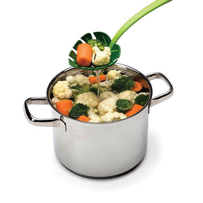 Food Strainer Non Slip Kitchen Colander with Handle for Vegetable Rice Pasta