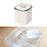 Grain Rice Container Dry Food Container Rice Bin for Countertop Kitchen Nuts Beige silver