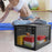 Lockable Storage Box Clear Lockable Container for Snacks Bedroom Living Room