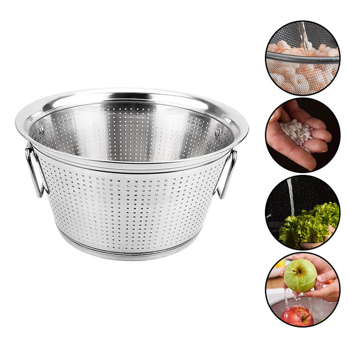 Rice Washer Sturdy Fruits Vegetable Drain Bowl for Household Bowls Spaghetti Large