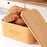 Wood Bread Box Space Saving Bread Holder for Baked Goods Coffee Shop Counter 33cmx22cmx15.6cm