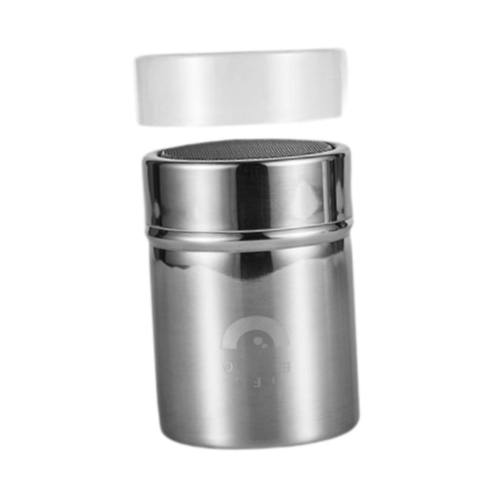 Stainless Steel Flour Sifter Sturdy Powdered Sugar Sift for Bakery Flour BBQ Argent