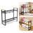 Crofta Water Bottle Shelf Kettle Storage Rack for Cabinets Home Kitchen Accessories