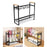 Crofta Water Bottle Shelf Kettle Storage Rack for Cabinets Home Kitchen Accessories