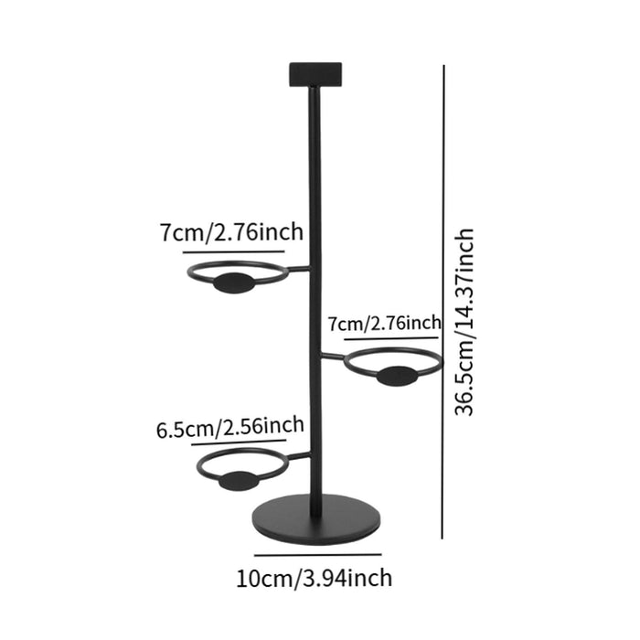 Tree Shape Cup Stand Small Coffee Cup Holder for Party Coffee Shop Breakroom