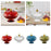 Crofta Fruit Holder Creative for Snack Dessert Cake Tray Plate Rack Kitchen Counter red