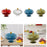 Crofta Fruit Holder Creative for Snack Dessert Cake Tray Plate Rack Kitchen Counter red