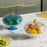 Crofta Fruit Holder Creative for Snack Dessert Cake Tray Plate Rack Kitchen Counter amber