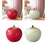 Crofta Apple Fruit Bowl Kitchen Canister for Home Decor Restaurants Kitchen Counter red