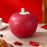 Apple Fruit Plate Decorative Fruit Bowl for Home Decor Kitchen Counter Sugar red