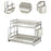 Kitchen Dish Drainer Rack Chopping Board Chopstick Cage for Dining Room Home