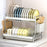 Kitchen Dish Drainer Rack Chopping Board Chopstick Cage for Dining Room Home