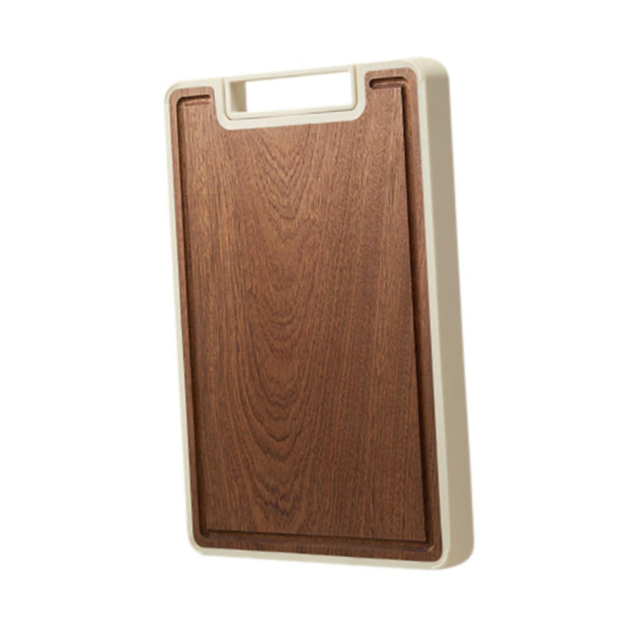 Crofta Wood Cutting Board for Kitchen Portable Chopping Board for Meat Fruits Bread