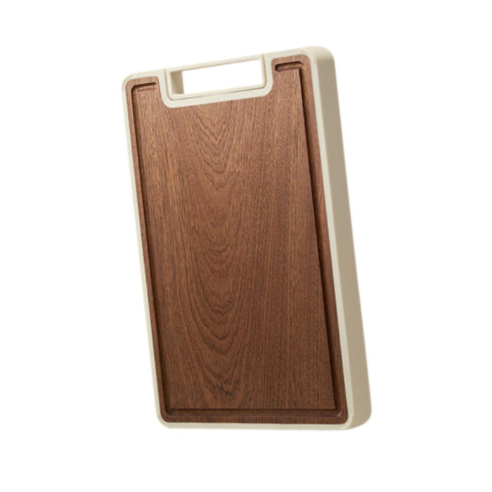 Crofta Wood Cutting Board for Kitchen Portable Chopping Board for Meat Fruits Bread