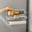 Wall Mounted Spice Rack Solid Multipurpose Toilet Storage Shelf for Home Use White