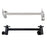 Crofta Extension Shower Arm Stainless Steel Adjustable for Dorm Bathroom Boys Girls Black