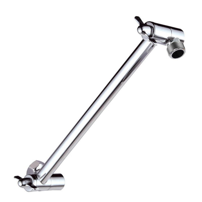 Crofta Extension Shower Arm Stainless Steel Adjustable for Dorm Bathroom Boys Girls Black