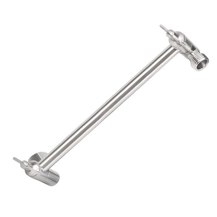 Crofta Extension Shower Arm Stainless Steel Adjustable for Dorm Bathroom Boys Girls Silver