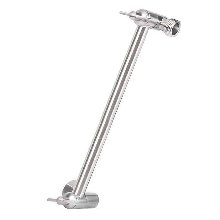 Crofta Extension Shower Arm Stainless Steel Adjustable for Dorm Bathroom Boys Girls Silver