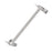 Crofta Extension Shower Arm Stainless Steel Adjustable for Dorm Bathroom Boys Girls Silver