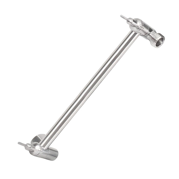 Crofta Extension Shower Arm Stainless Steel Adjustable for Dorm Bathroom Boys Girls Silver