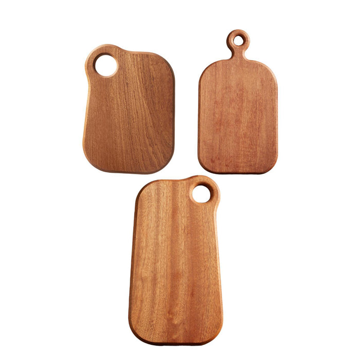 Crofta Wooden Cutting Board with Hanging Hole Household Save Counter Space Home Use S