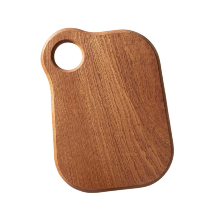 Crofta Wooden Cutting Board with Hanging Hole Household Save Counter Space Home Use S