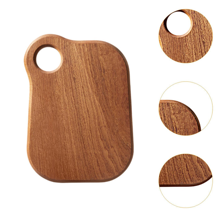 Crofta Wooden Cutting Board with Hanging Hole Household Save Counter Space Home Use S