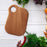 Crofta Wooden Cutting Board with Hanging Hole Household Save Counter Space Home Use S