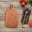 Crofta Wooden Cutting Board with Hanging Hole Household Save Counter Space Home Use M