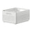 Crofta Adjustable Storage Container Drawer Organizer Bin for Closet Office Clothing white