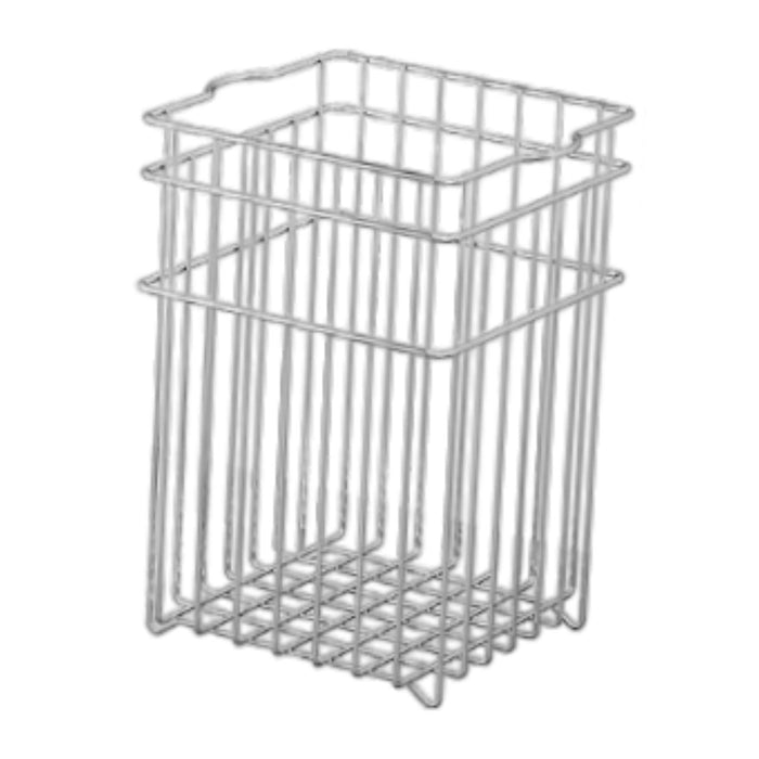 Wire Basket Stainless Steel Organizing Rustic Storage Bin for RV Office Home 13x13x19.5cm