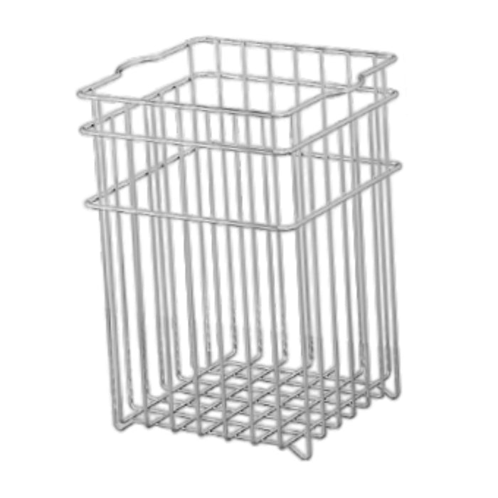 Wire Basket Stainless Steel Organizing Rustic Storage Bin for RV Office Home 13x13x19.5cm