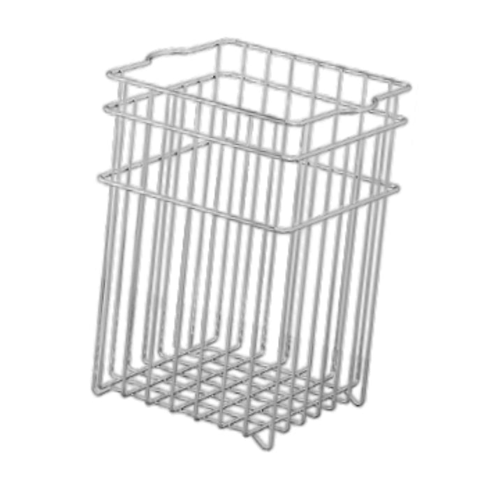 Wire Basket Stainless Steel Organizing Rustic Storage Bin for RV Office Home 13x13x19.5cm